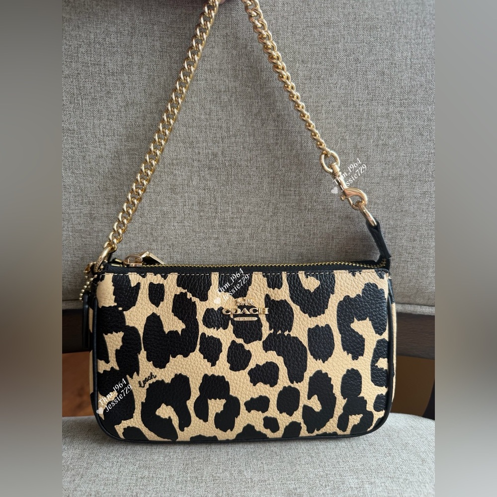 NWT！3PCS COACH Nolita 19 With Leopard Print（CBM66）fast shipping MOTHER DAY GIFT - Picture 7 of 15